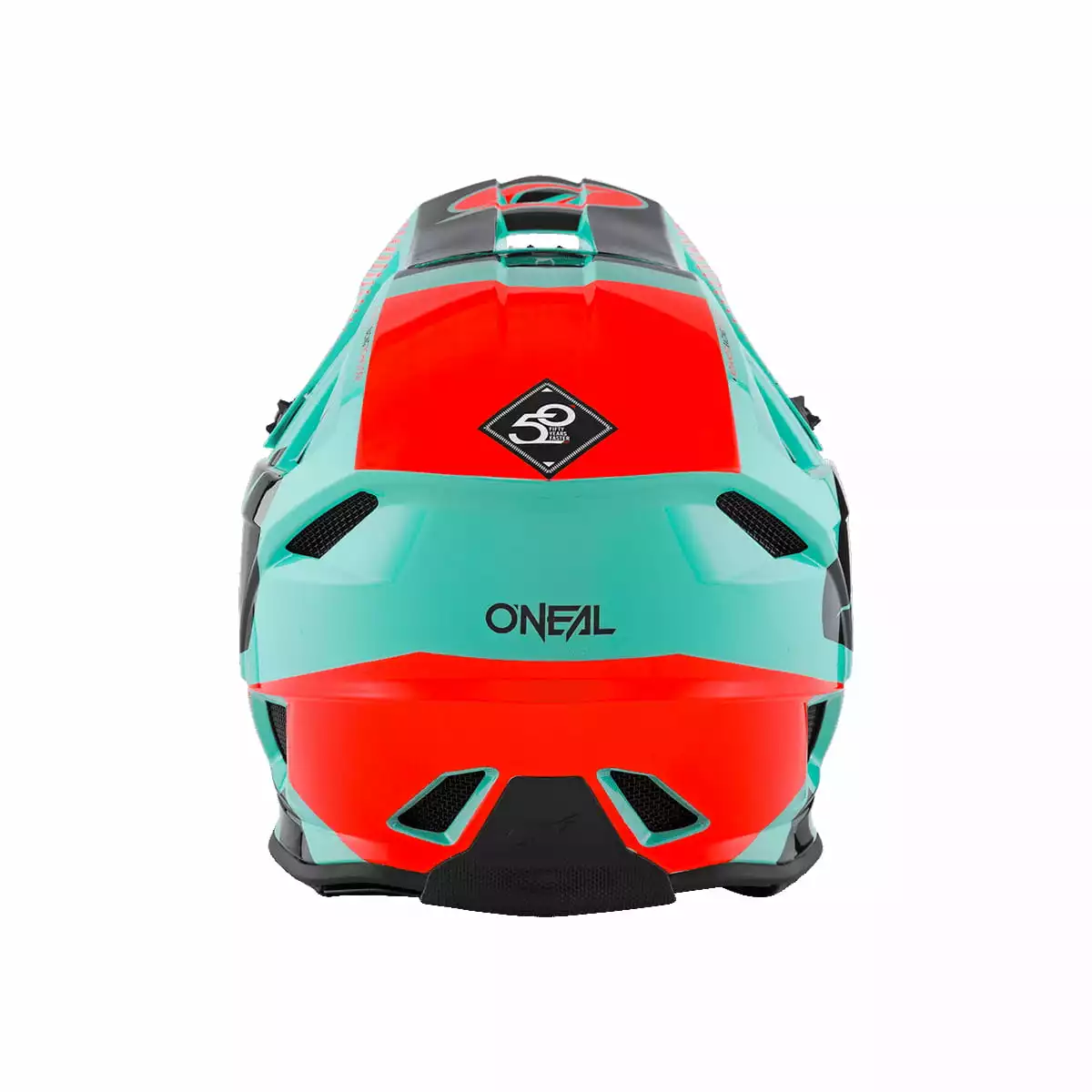 Oneal Blade Polyacrylite Ace - Fullface Helm - Minze/Orange/Schwarz – Bild 4