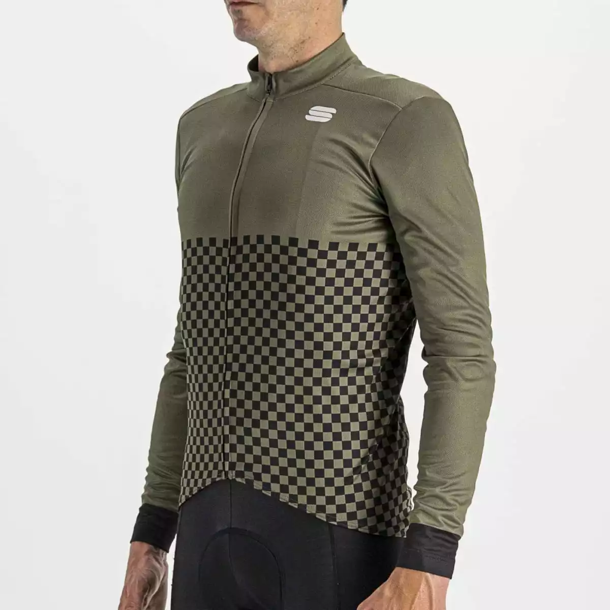 Sportful Checkmate Thermal Jersey - Beetle Black – Bild 6
