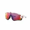 Oakley Jawbreaker Sonnenbrille Polished Weiß - Prizm Road