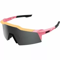100% Speedcraft XS - Smoke Lens - Matte Washed Out Neon Pink
