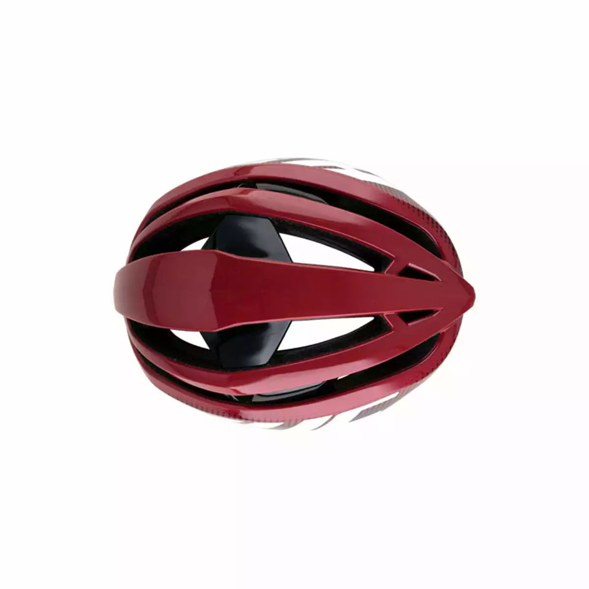 HJC IBEX Road Helm - Matt Pattern Red – Bild 4