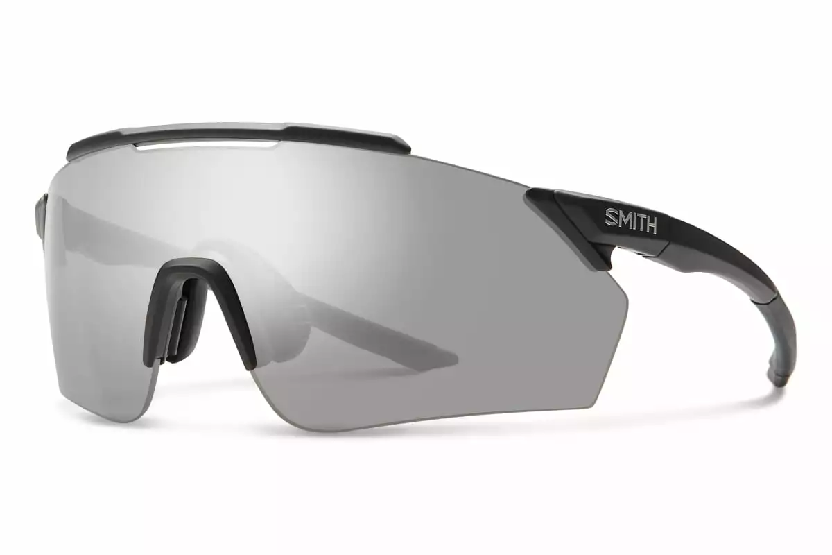 Smith Ruckus - Fahrradbrille - Matt Schwarz/ChromaPop Platin Verspiegelt