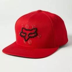 Fox Racing Top Coat - Snapback Cap - Chili - Rot