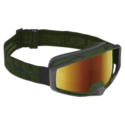 IXS Trigger Goggle Mirror - Olive/Mirror Gold