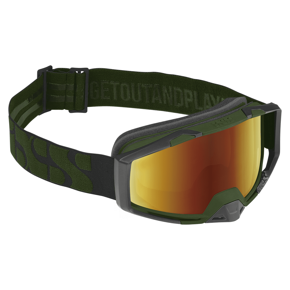 IXS Trigger Goggle Mirror (Low Profile) - Olive/Mirror Gold