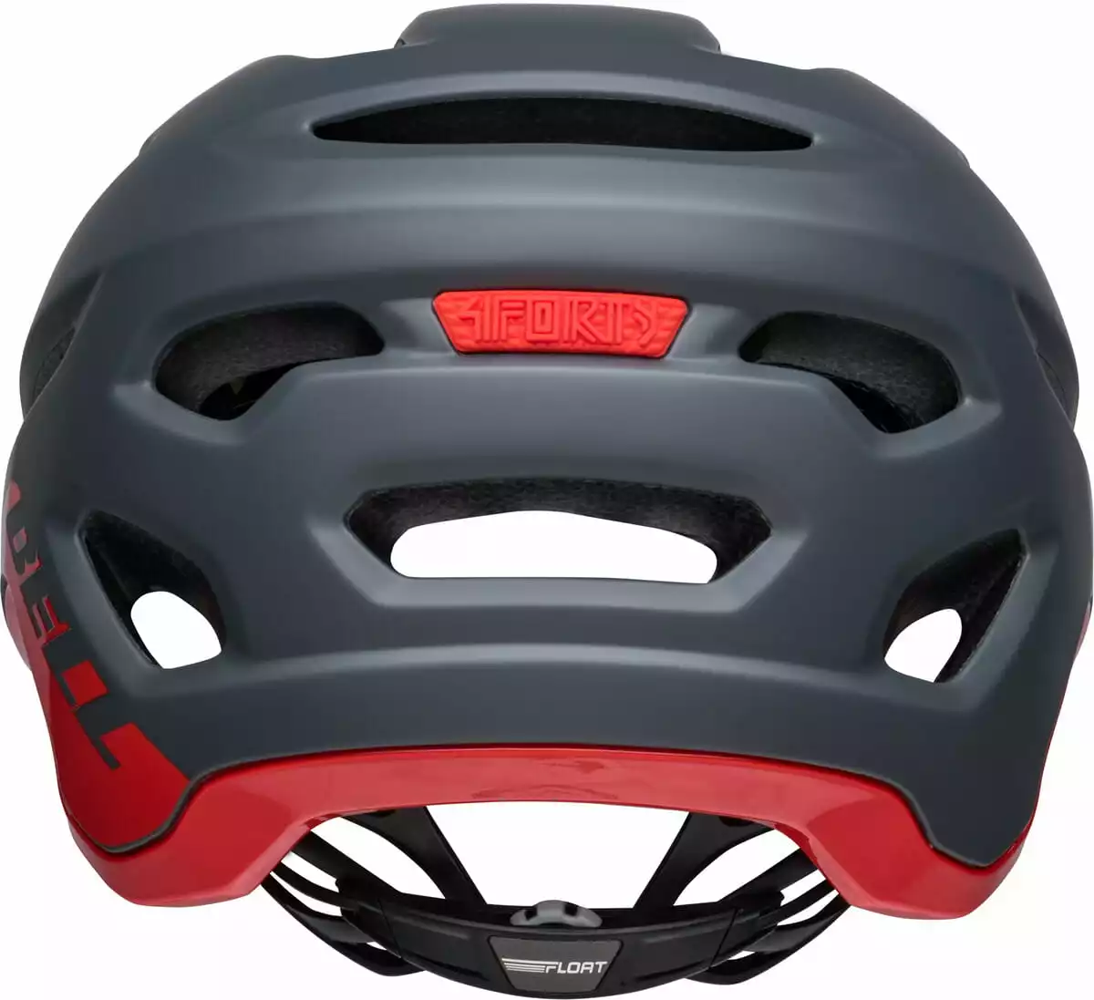 Bell 4FORTY Fahrradhelm - Matte/gloss Gray/red – Bild 6