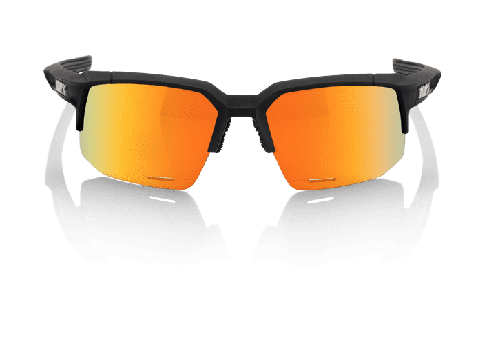 100% Speedcoupe Sportbrille - HD Red Multilayer - Hiper Lense - Soft Tact Black – Bild 2