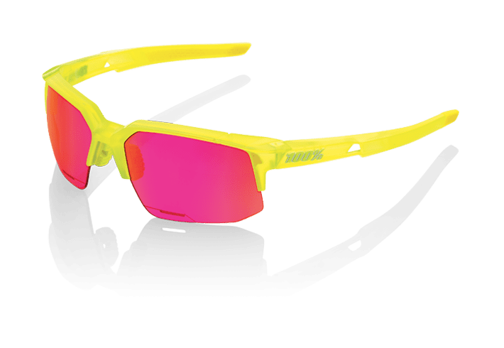 100% Speedcoupe Sportbrille - Purple Multilayer Mirror Lens - Acidulous