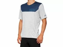 100% Airmatic Short Sleeve Jersey - Grey/Midnight