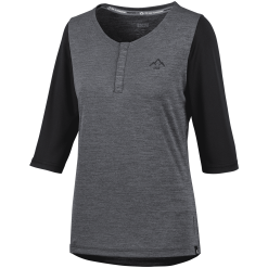 IXS Carve X Women Henley Graphit-solid Black