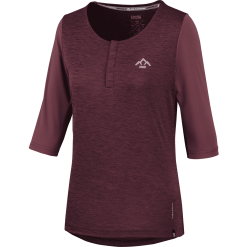 IXS Carve X Women Henley Raisin-solid Raisin
