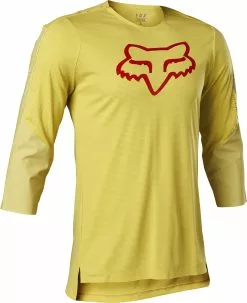 Fox Racing Flexair 3/4 Delta Jersey Pear Yellow