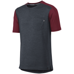 IXS Flow X Jersey Schwarz-solid Raisin