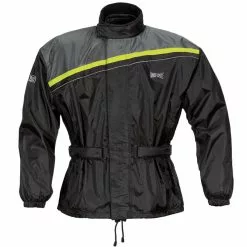 GMS Regenjacke Douglas - Schwarz-gelb Fluo