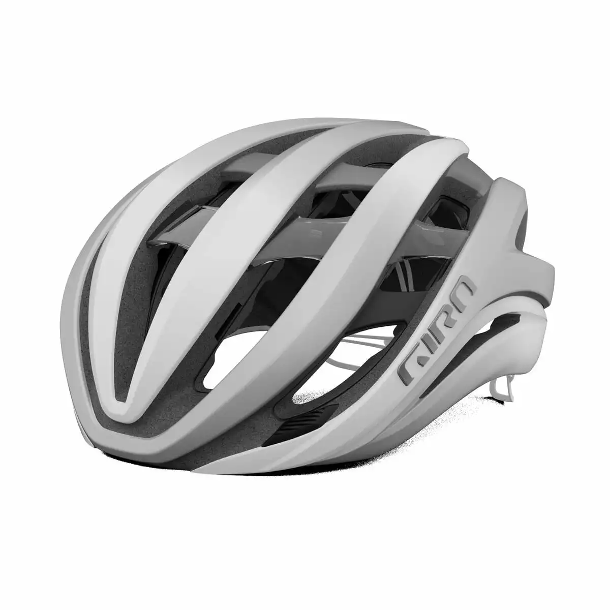 Giro AETHER SPHERICAL MIPS Fahrradhelm - Matte White/silver