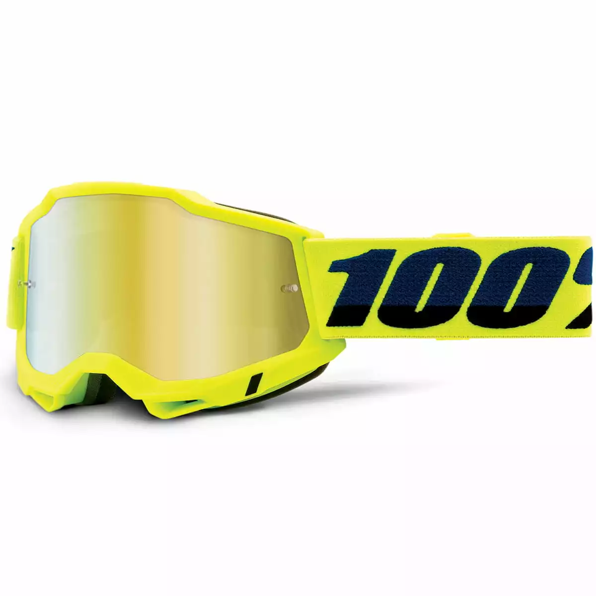 100% Accuri Gen.2 Anti Fog Mirror Brille - Neon/Gelb