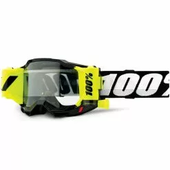 100% Accuri Forecast Gen.2 Anti Fog Brille Clear Mit Film - Schwarz