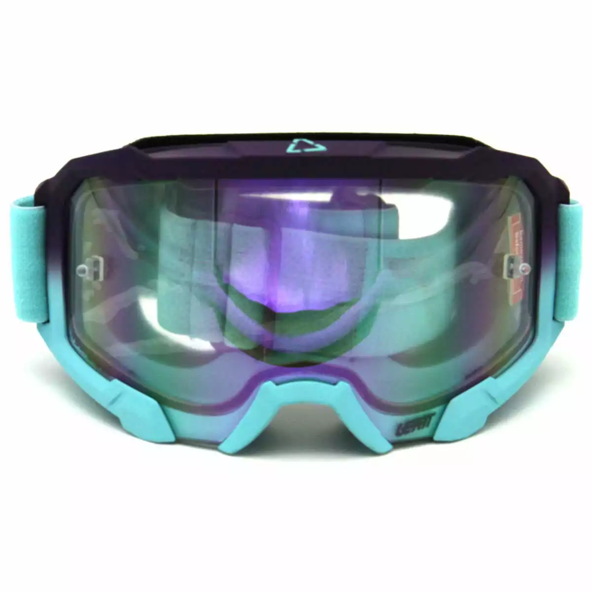 LEATT Velocity 4.5 Iriz Goggle Anti Fog Lens HellBlau/Lila