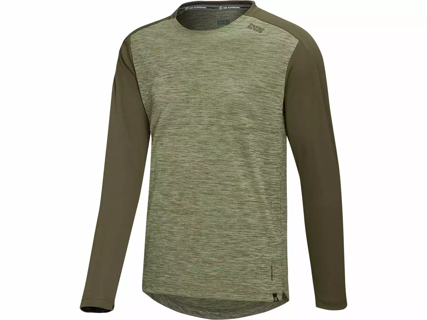 IXS Flow X Long Sleeve Jersey - Olive-Dark Olive