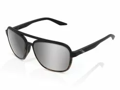 100% Kasia - HiPER Mirror Lens - Soft Tact Black/Havana Fade