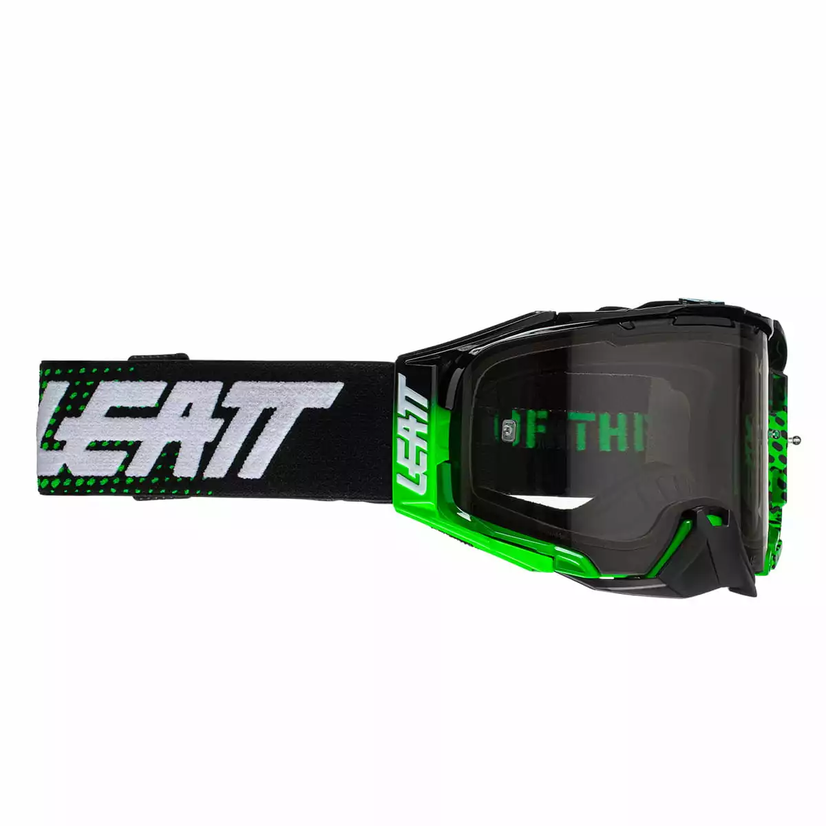 LEATT Velocity 6.5 Goggle Anti Fog Lens - Neon Grün/Hellgrau