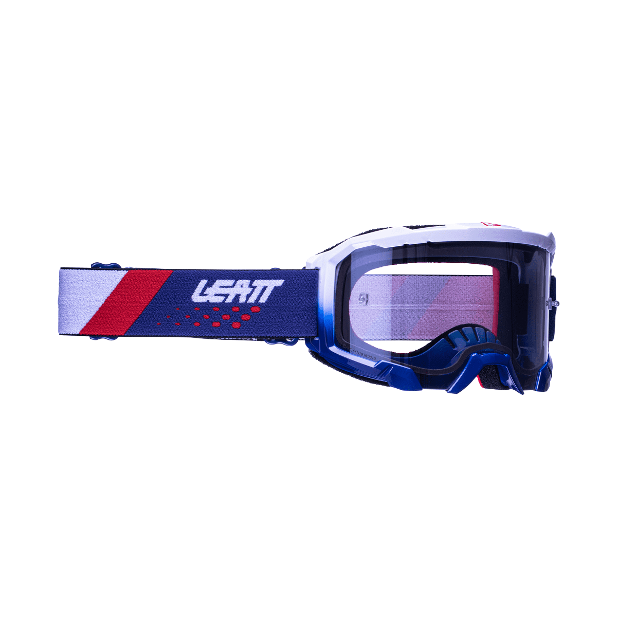 LEATT Velocity 4.5 Iriz Goggle Anti Fog Lens Royal Silver