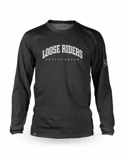 LOOSE RIDERS Mens Technical Jersey Long Sleeves - Black