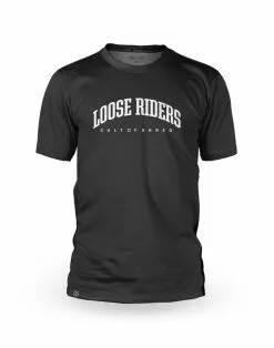 LOOSE RIDERS Mens Technical Jersey Short Sleeves - Black