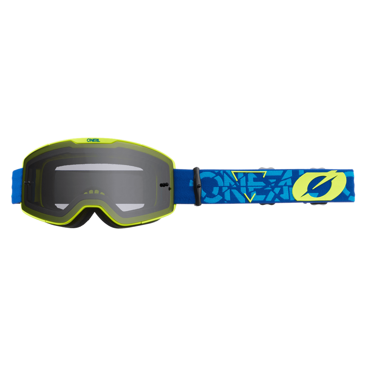 Oneal B-20 Goggle Strain V.22 - Blau/Neongelb