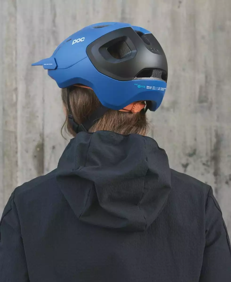 POC Axion Spin Fahrradhelm - Natrium Blue Matt – Bild 6