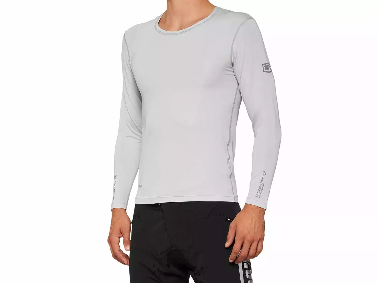 100% R-Core Concept Long Sleeve Jersey - Grey