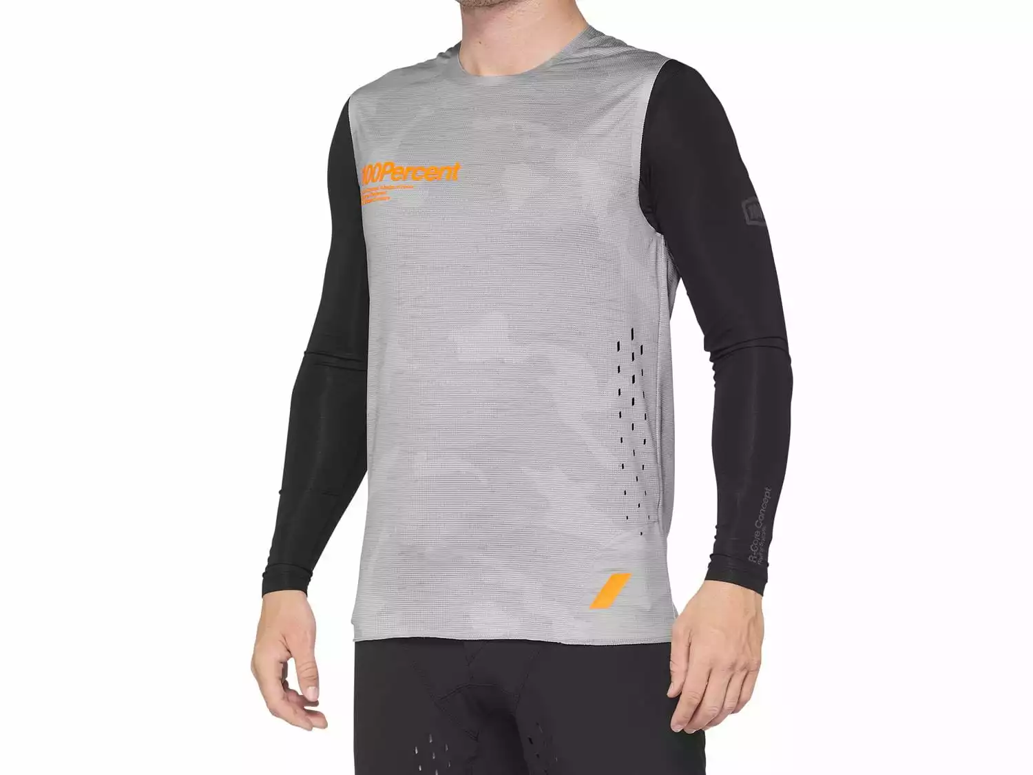 100% R-Core Concept Sleeveless Jersey - Grey Camo