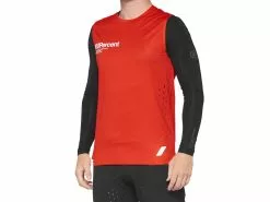 100% R-Core Concept Sleeveless Jersey - Red