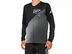 100% R-Core X Long Sleeve Jersey - Black/grey