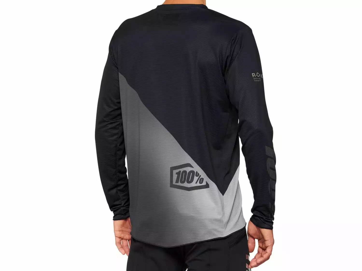 100% R-Core X Long Sleeve Jersey - Black/grey – Bild 2