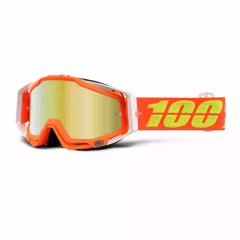 100% Racecraft Goggles Anti Fog Mirror Lens - Razmataz