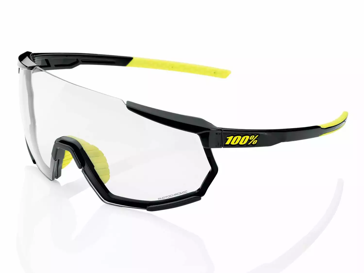 100% Racetrap 3.0 - Photochromic Lens - Gloss Black