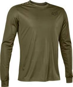 Fox Racing Ranger Long Sleeve Jersey Font - Olive Green