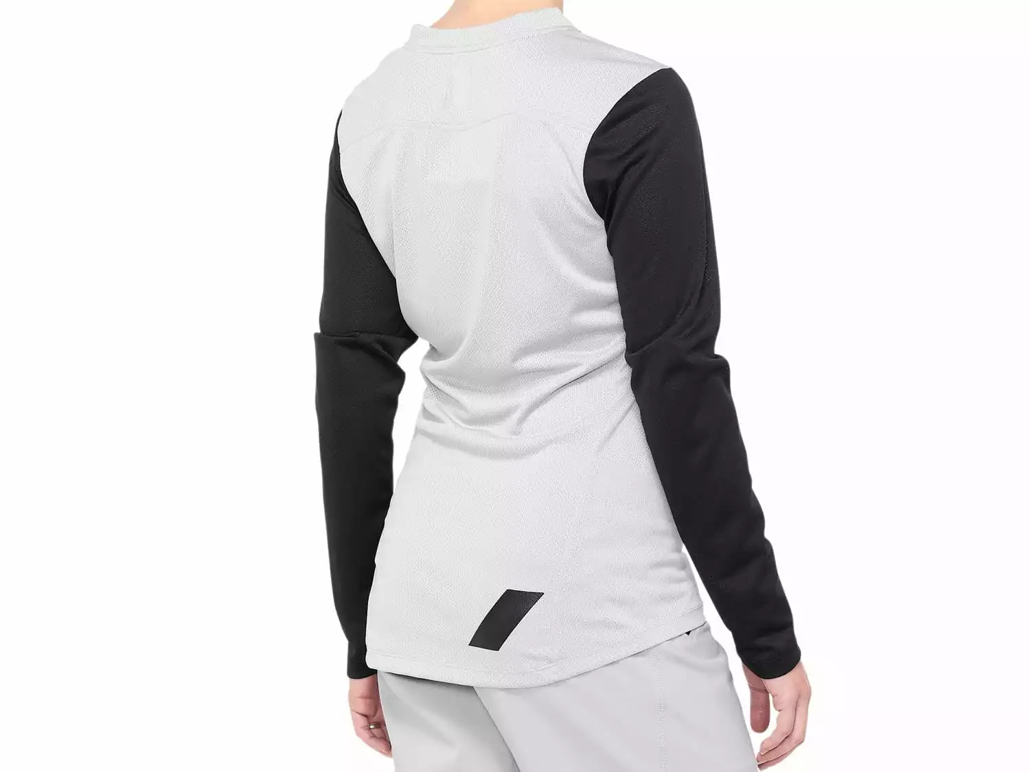 100% Ridecamp Womens Long Sleeve Jersey - Black/grey – Bild 2