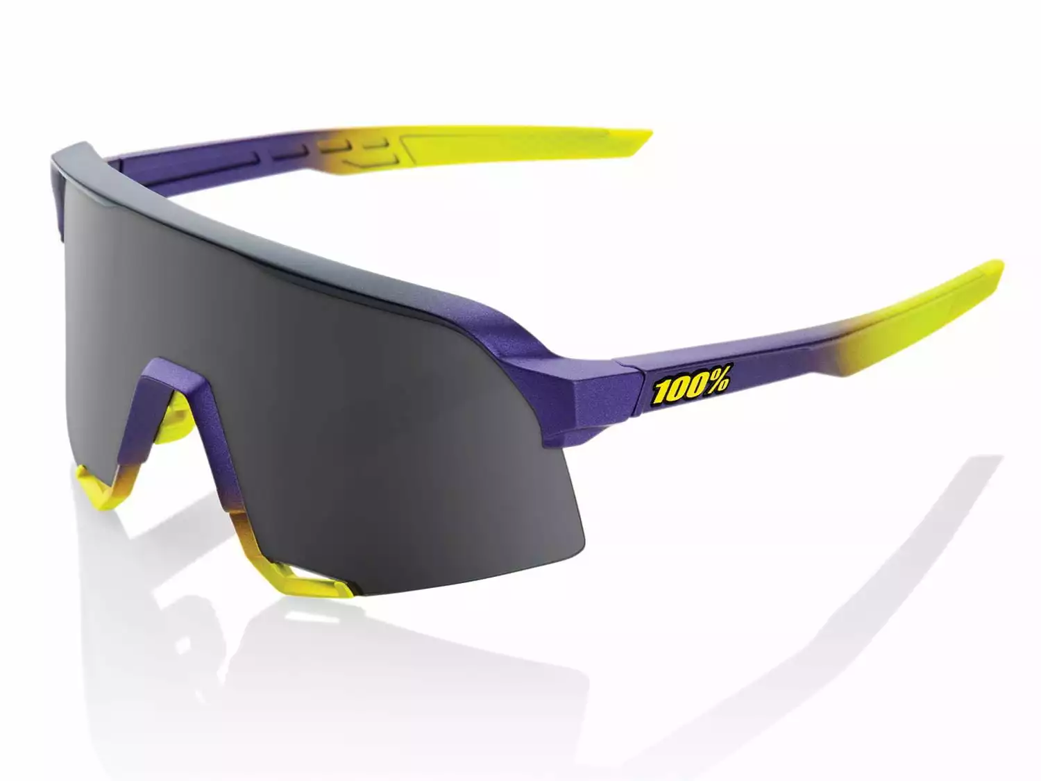 100% S3 - Smoke Lens - Matte Metallic Digital Brights