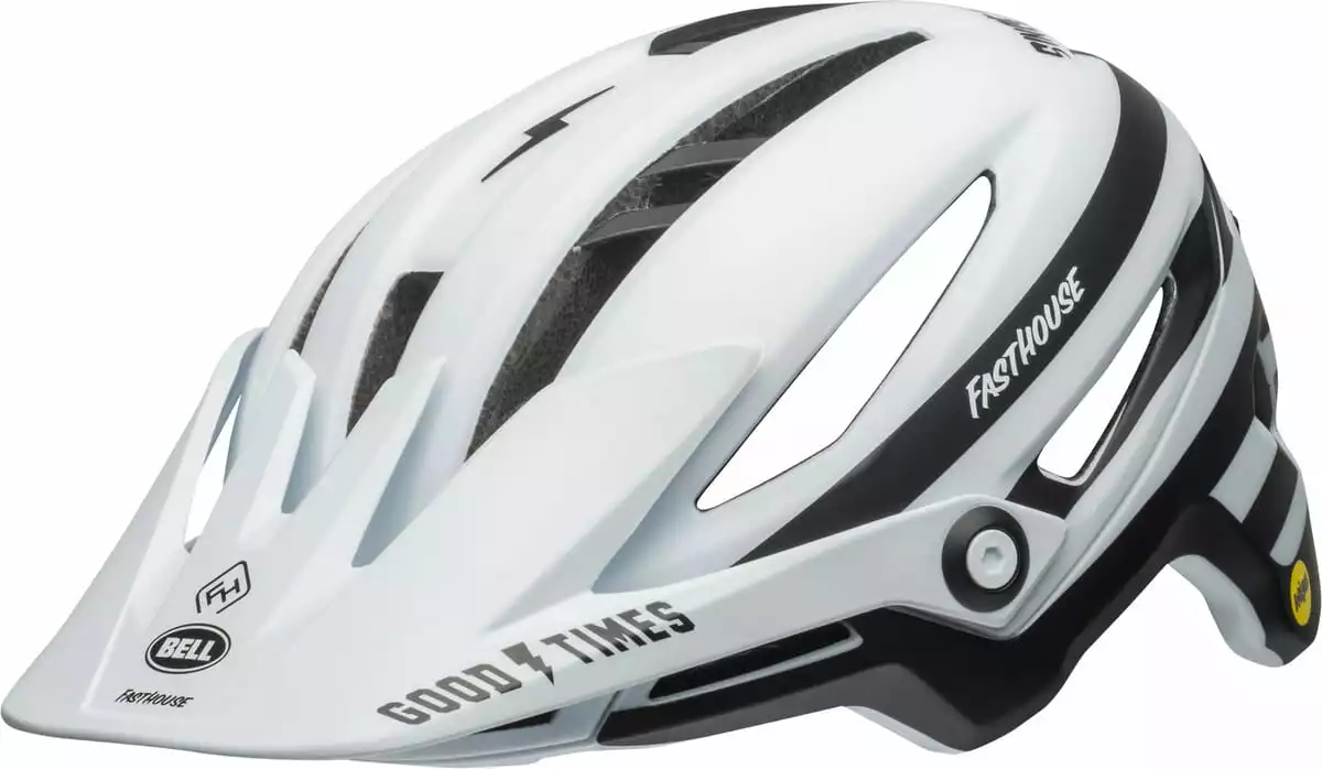 Bell SIXER MIPS® Fahrradhelm - Matte White/black Fasthouse