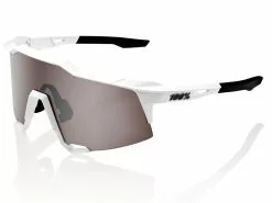100% Speedcraft - HiPER Mirror Lens - Matte White HiPER Silver