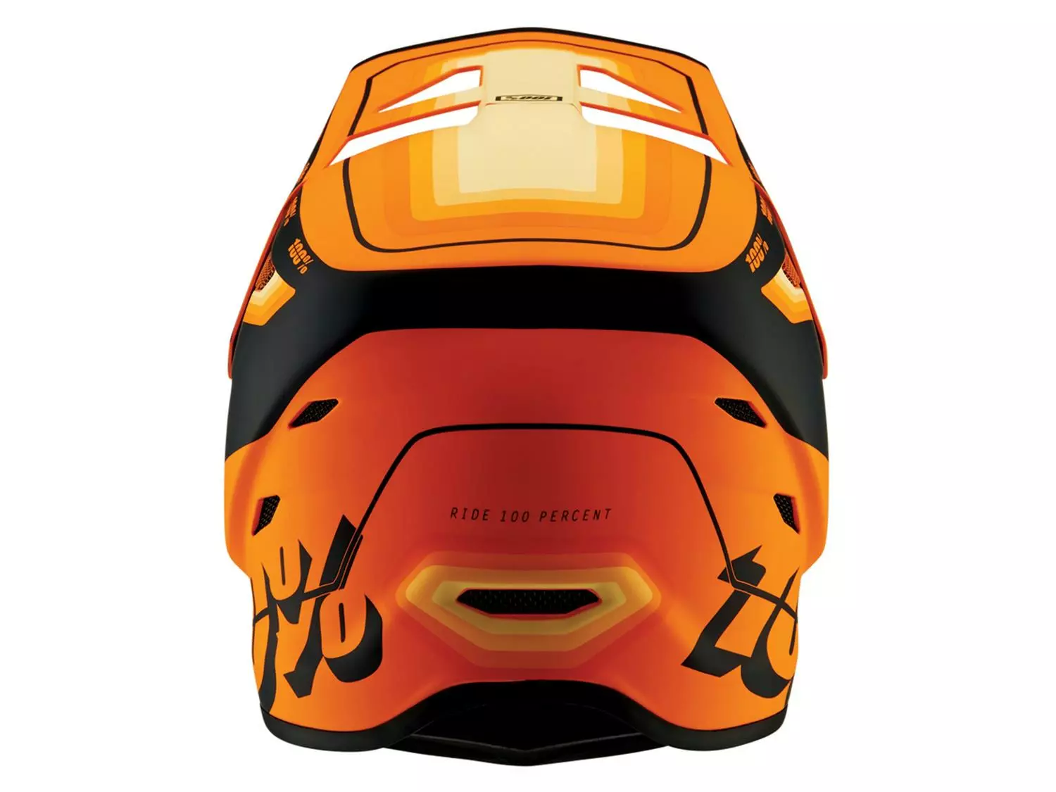 100% Status Helm - Topenga Orange/Black – Bild 3