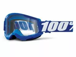 100% Strata 2 Goggle - Clear Lens - Blue