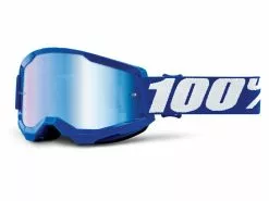 100% Strata 2 Goggle - Mirror Lens - Blue