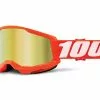 100% Strata 2 Goggle - Mirror Lens - Orange