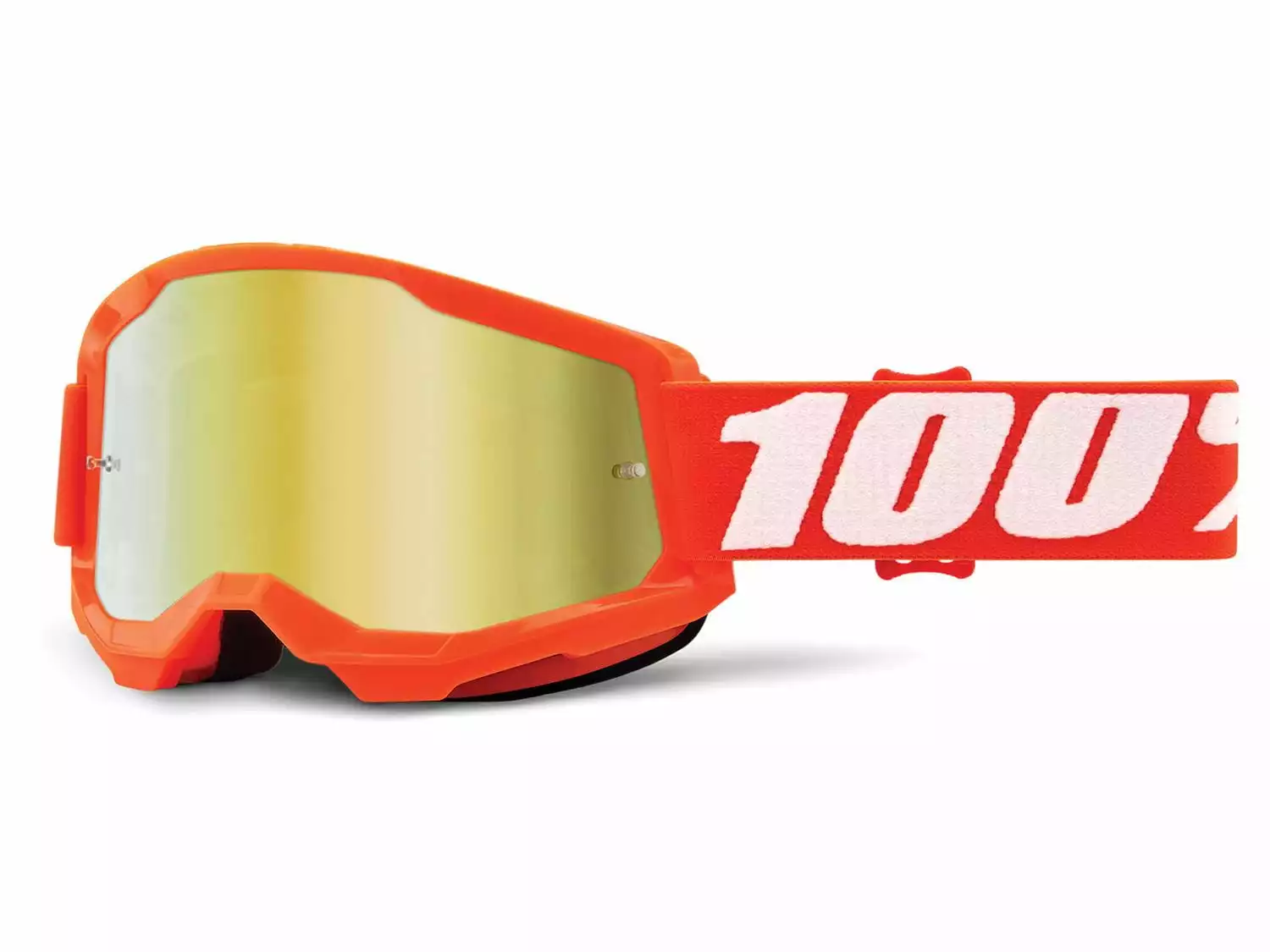 100% Strata 2 Goggle - Mirror Lens - Orange