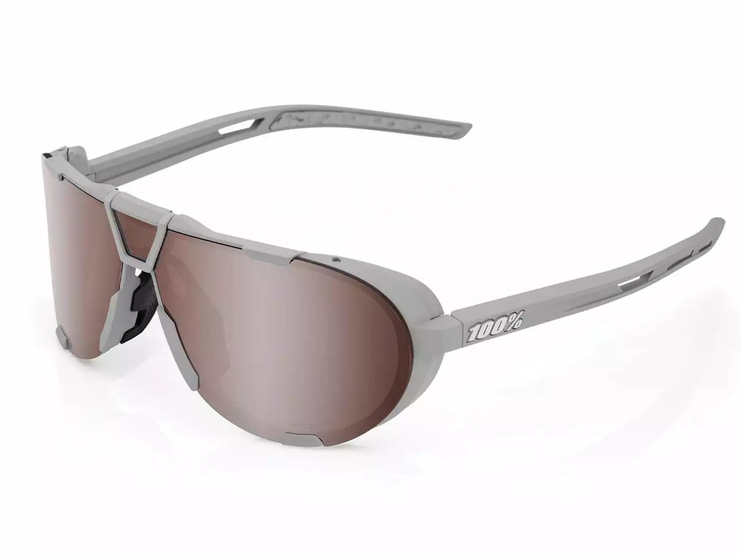 100% Westcraft - HiPER Mirror Lens - Soft Tact Cool Grey