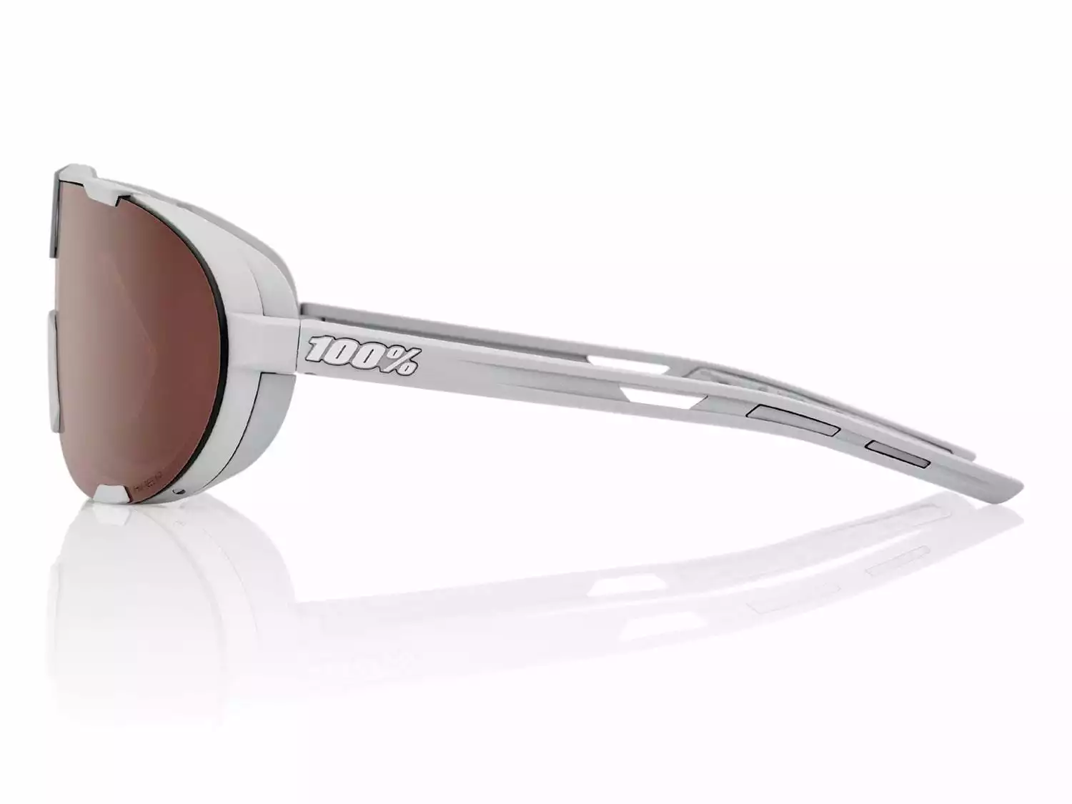 100% Westcraft - HiPER Mirror Lens - Soft Tact Cool Grey – Bild 3