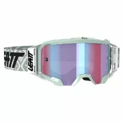 LEATT Velocity 5.5 Iriz Goggles Anti Fog Mirror Lens - Weiss